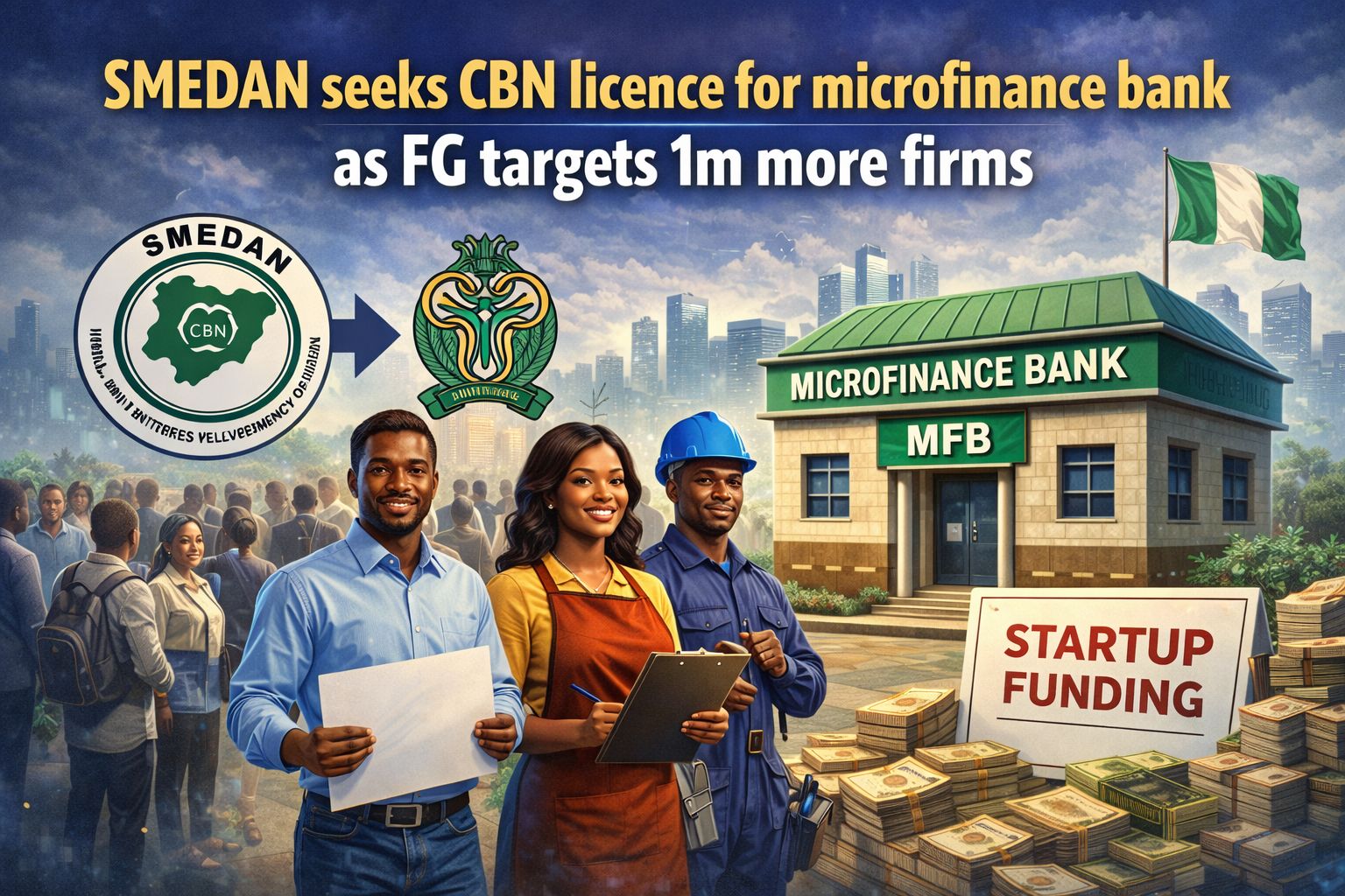 SMEDAN seeks CBN licence for microfinance bank as FG targets 1m more firms